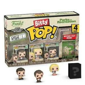 Ron Swanson / Leslie Knope / Andy Dwyer / Mystery Bitty (4-Pack)