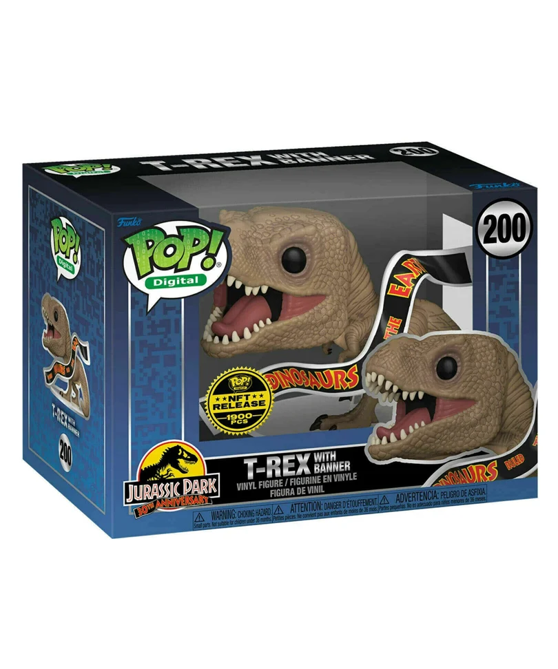 T-Rex with Banner