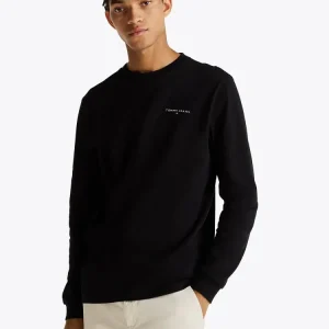 Tommy Hilfiger T Shirt Ml Uomo Slim Linear Tommy Hilfiger T Shirt Ml Uomo Slim Linear