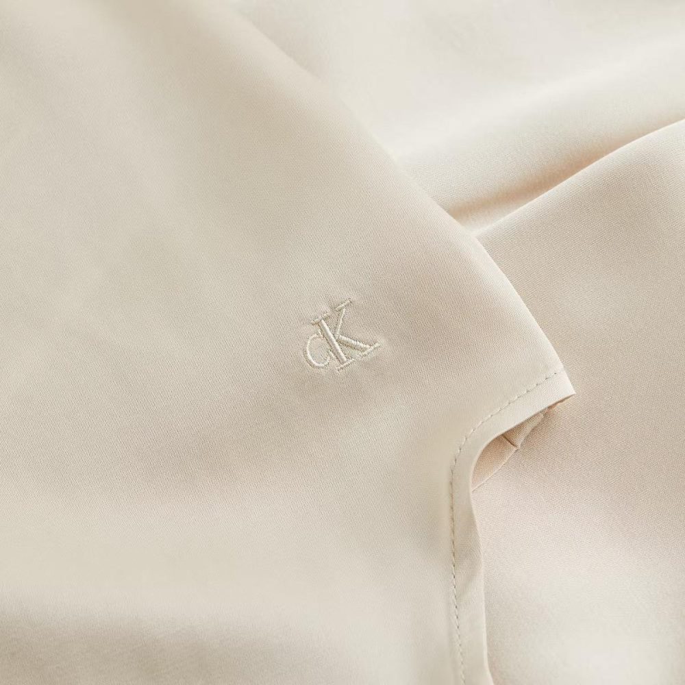 Calvin Klein Camicia Donna Satin Long - immagine 2