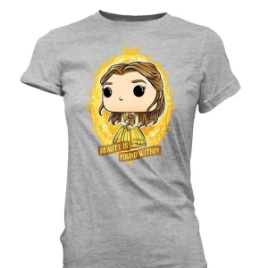 Disney – POP! & Tee T-Shirt Belle in Crest Taglia L Disney – POP! & Tee T-Shirt Belle in Crest Taglia L
