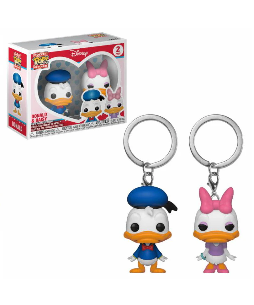 Donald & Daisy (2-Pack) Keychains