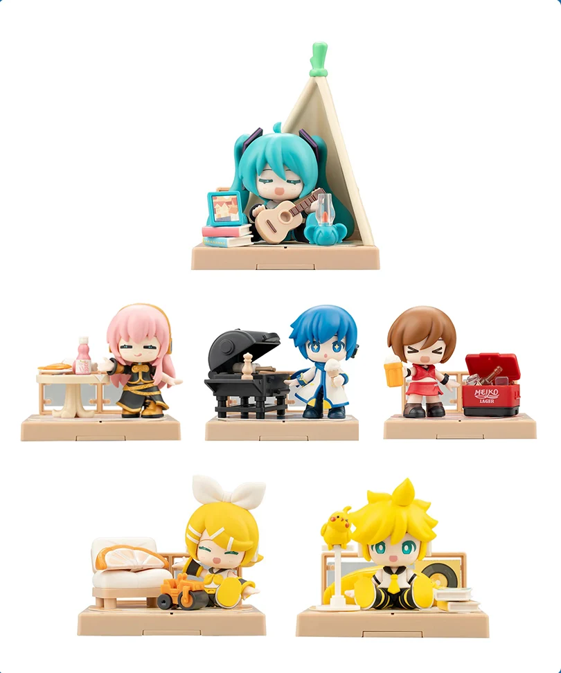 Hatsune Miku Blokees Plastic Model Kit Terrace Party Daa Vibe - Blind Box - immagine 2
