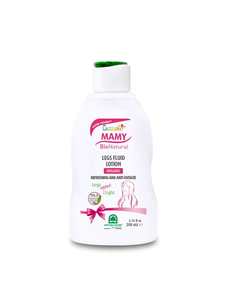 CUCCIOLO Mamy BIO Natural EMULSIONE FLUIDA GAMBE, Biologica - Rinfrescante e Defaticante - immagine 3