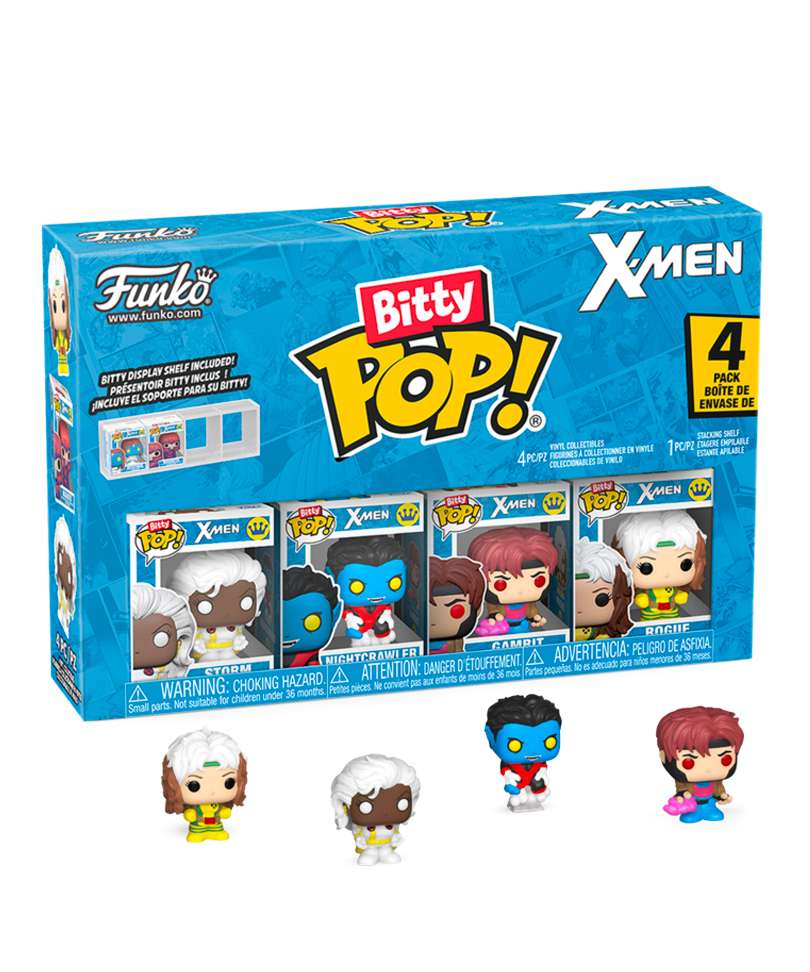 Storm / Nightcrawler / Gambit / Rogue (4-Pack)