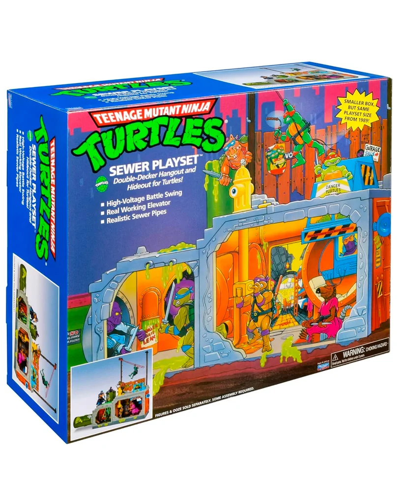 Teenage Mutant Ninja Turtles Building Secret Sewer Lid Playset Mutant Module 30 cm