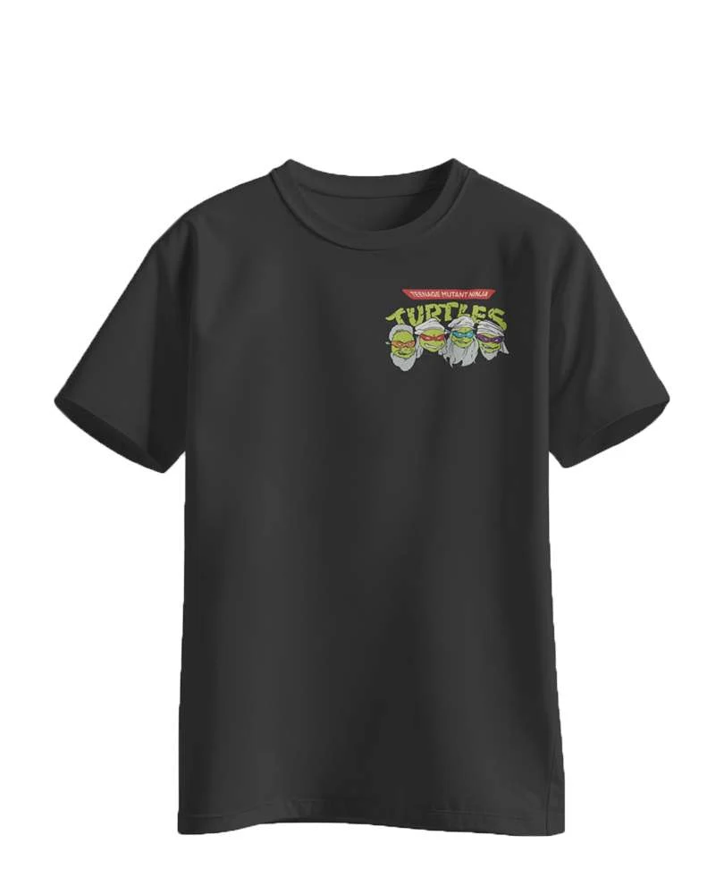 T-Shirt Uomo Michelangelo Ninja Nera - immagine 2