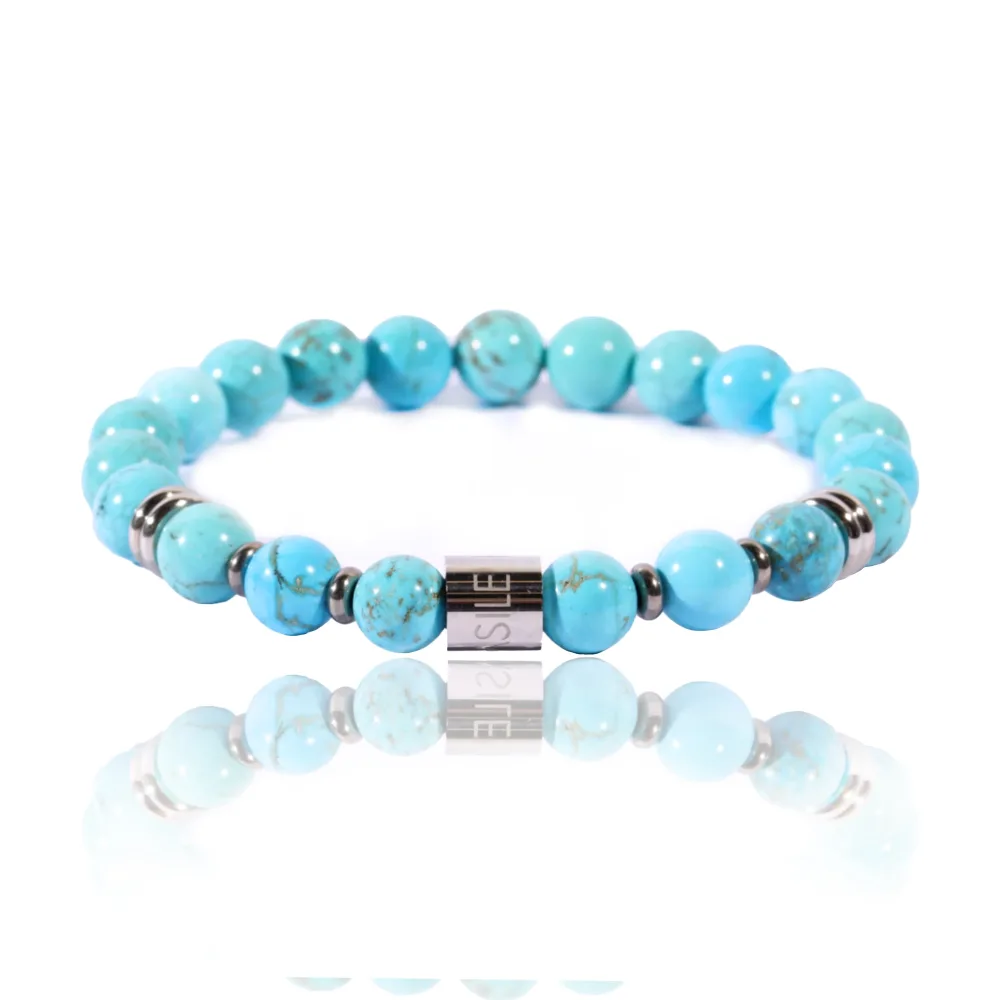 TURCHESE Bracciale elastico 8mm - immagine 2