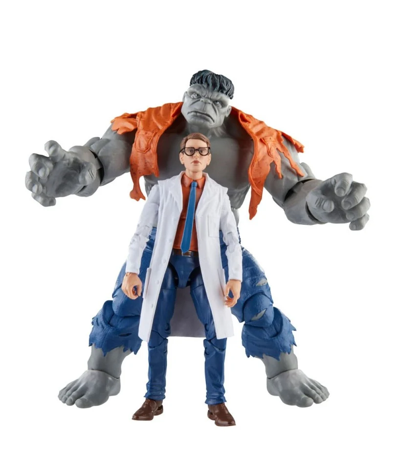 Marvel Legends - Gray Hulk vs Bruce Banner Action Figure 2-Pack