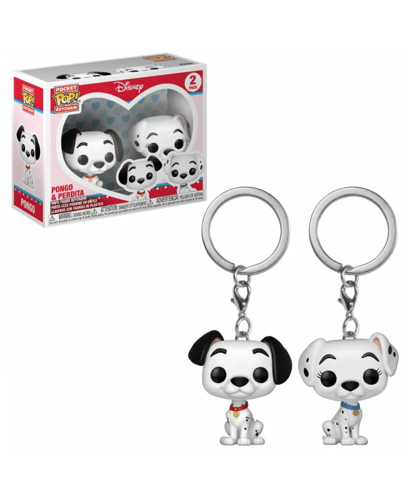 Pongo & Perdita (2-Pack) Keychains