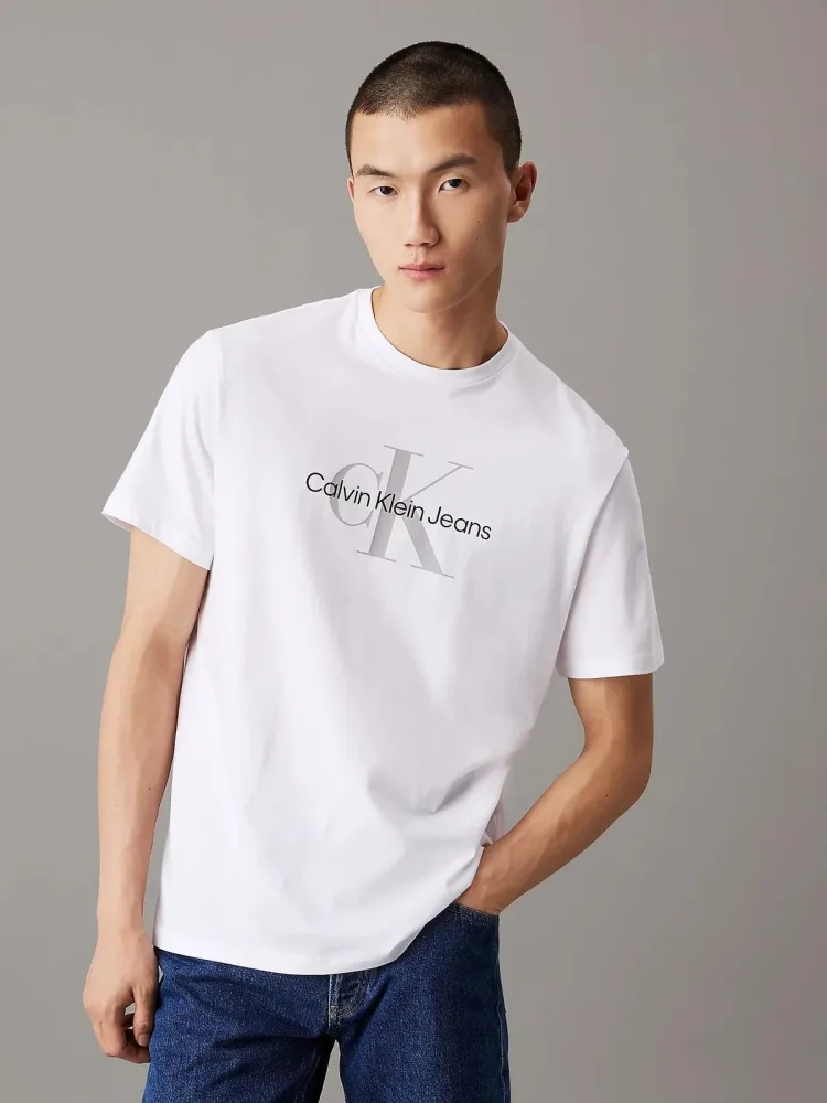Calvin Klein T Shirt Uomo SS Hero Monogram