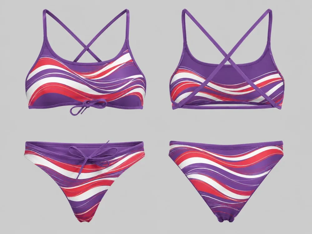 Bikini Olimpionico Nuoto Full Print – Sublimazione Totale | Personalizzato da 25 pz