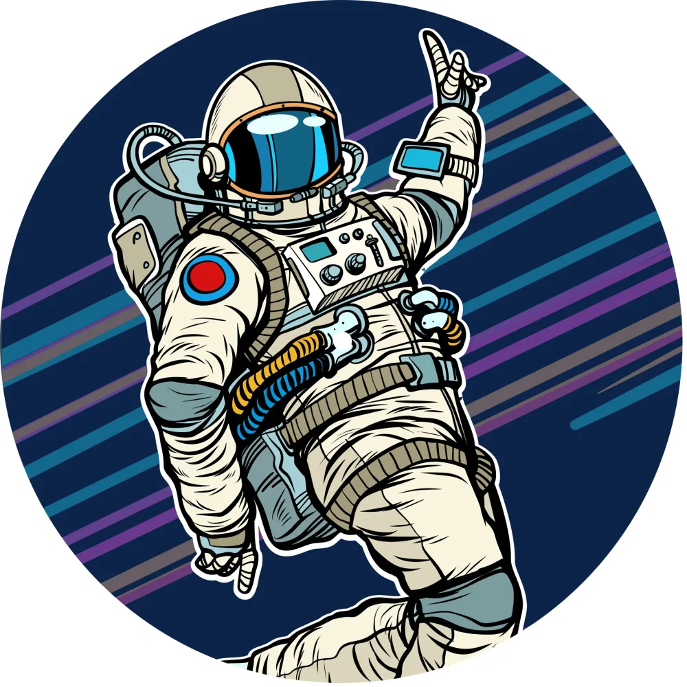 Slipmats 33 TB075 – Panno feltro giradischi Space – Disco