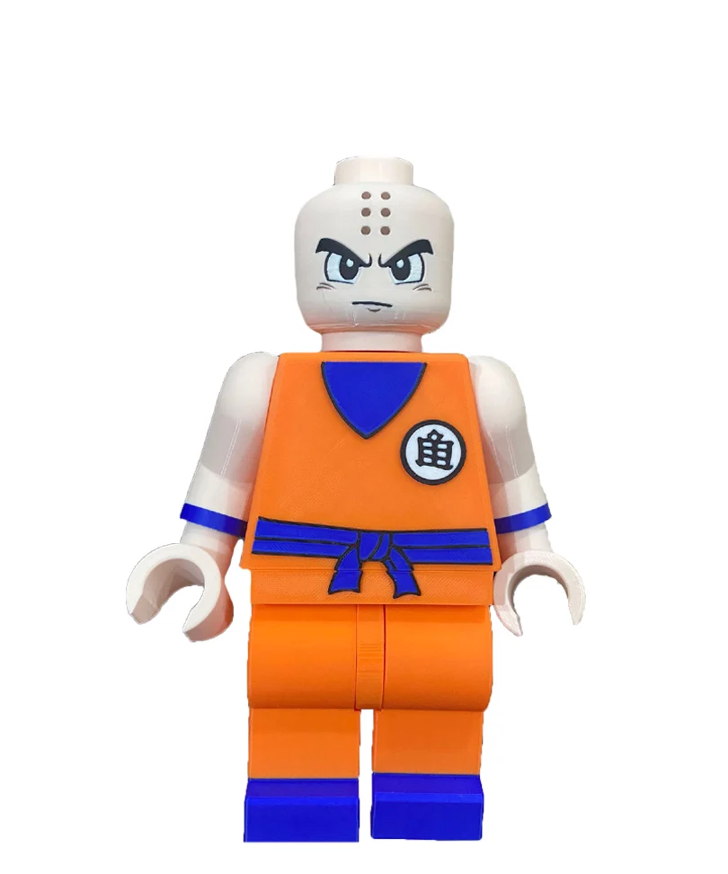 Personaggio Stile LEGO 3D – Krillin (20 cm)