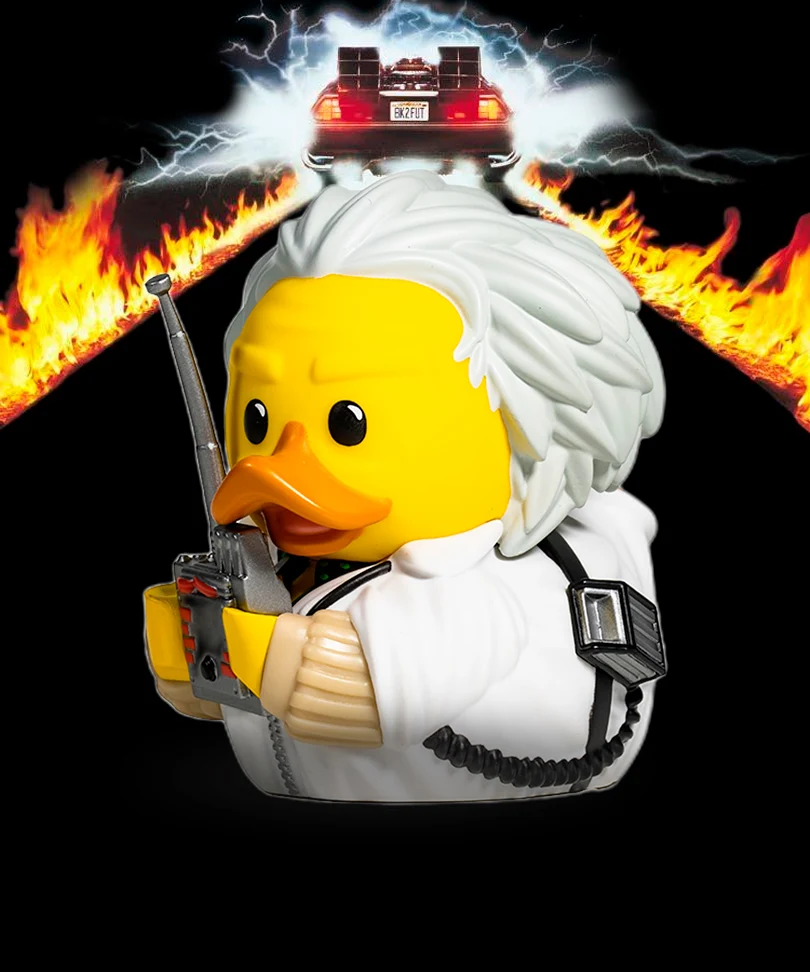 Back To The Future Doc Brown TUBBZ Cosplaying Duck Collectible