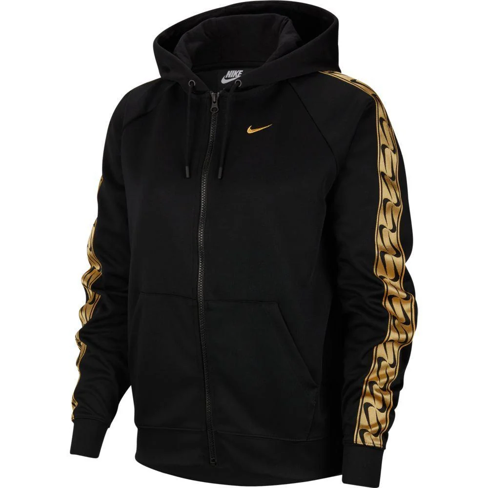 Nike Felpa Donna Hoodie Fz Logo Tape