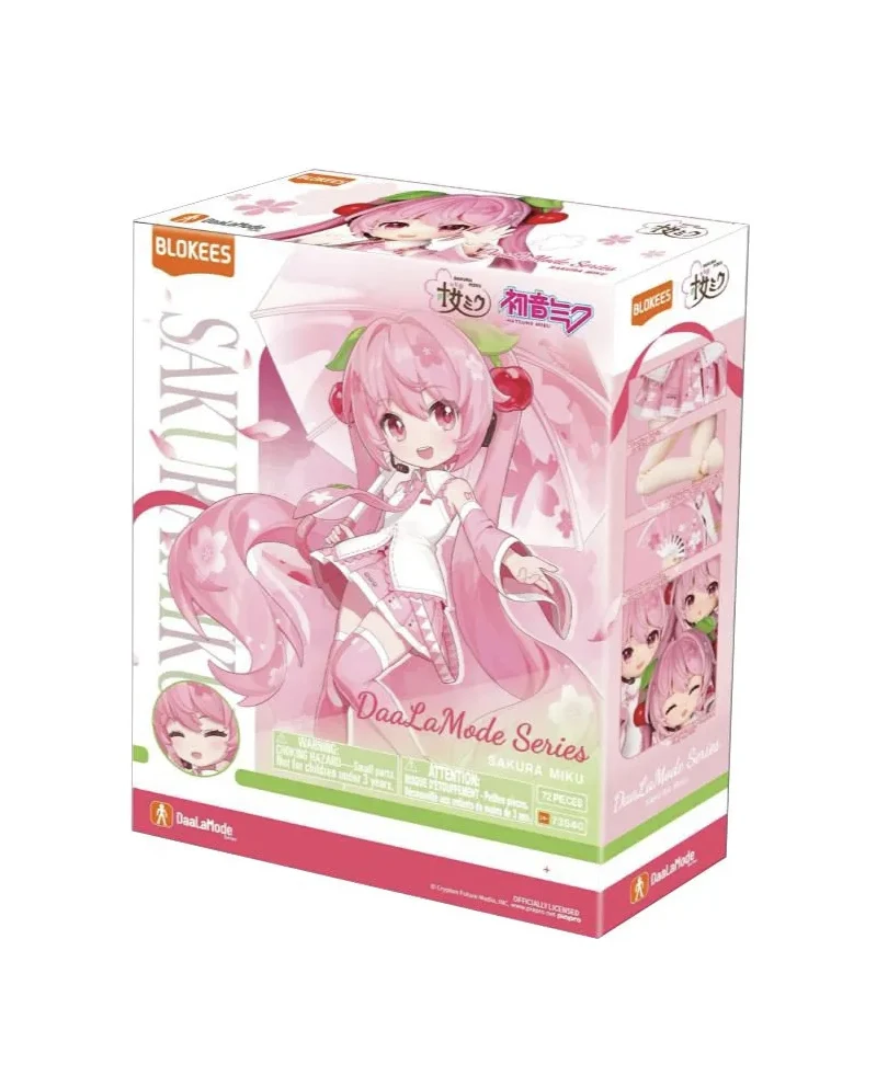 Hatsune Miku Blokees Plastic Model Kit Champion Class 04 Sakura Miku Daala Mode