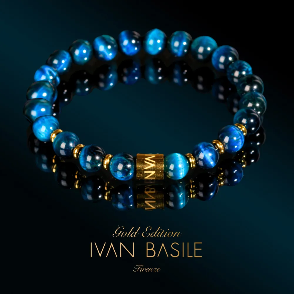 POSEIDONIA GOLD EDITION Bracciale elastico 8mm