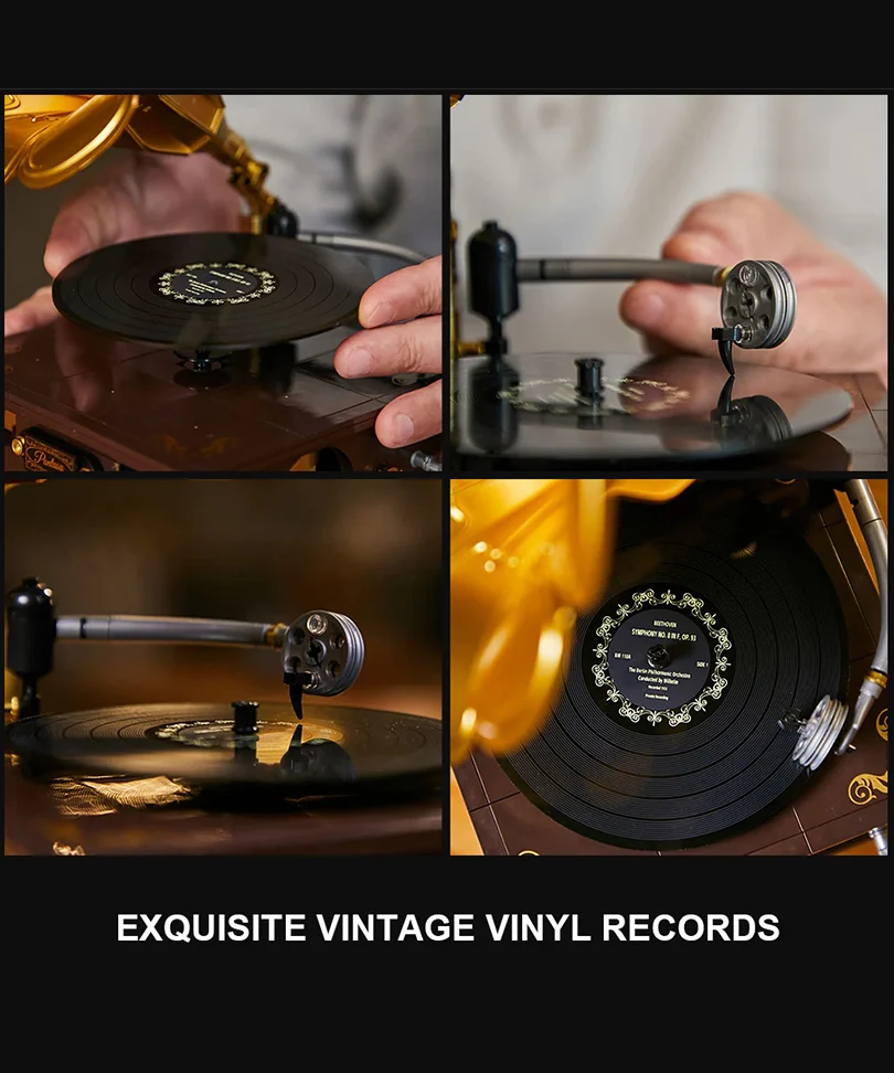 Pantasy Retro Series – Retro Phonograph - Set di Costruzione - immagine 2