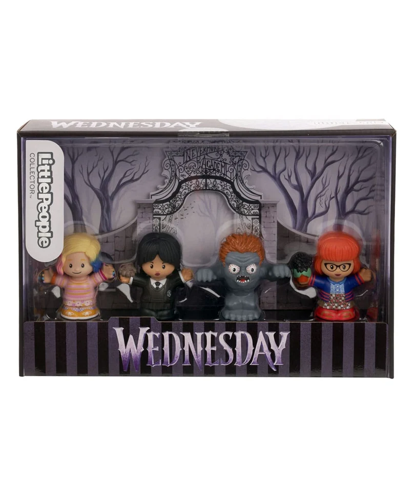 Wednesday Fisher-Price Little People Collector Mini Figures 4-Pack 6 cm - immagine 3