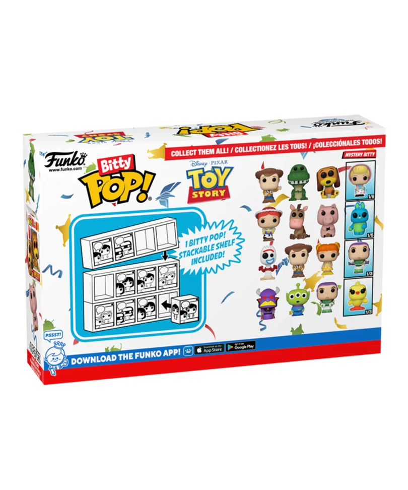 Woody / Rex / Slinky Dog / Mystery Bitty (4-Pack) - immagine 2