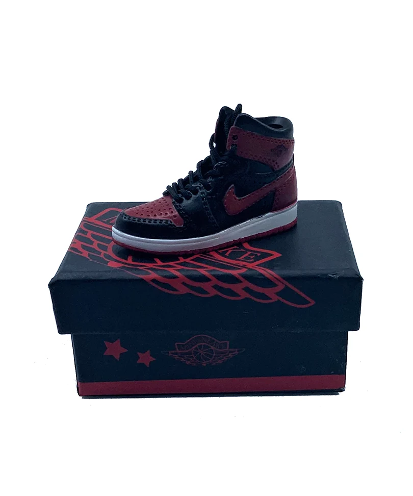Jordan 1 High Bread “Banned” - Mini Scarpe da Collezione