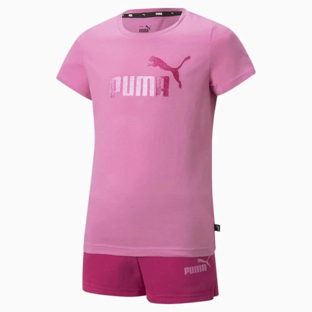 Puma Completo Junior Logo Tee e Short