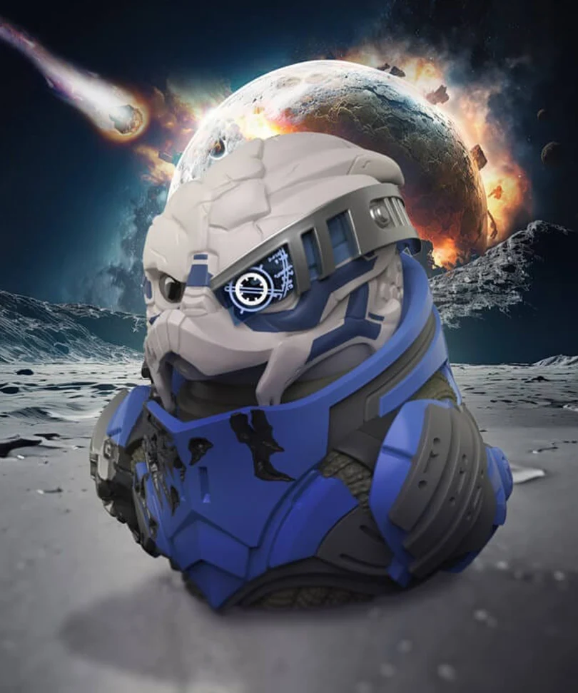 Mass Effect Garrus Vakarian TUBBZ Cosplaying Duck Collectable - immagine 3