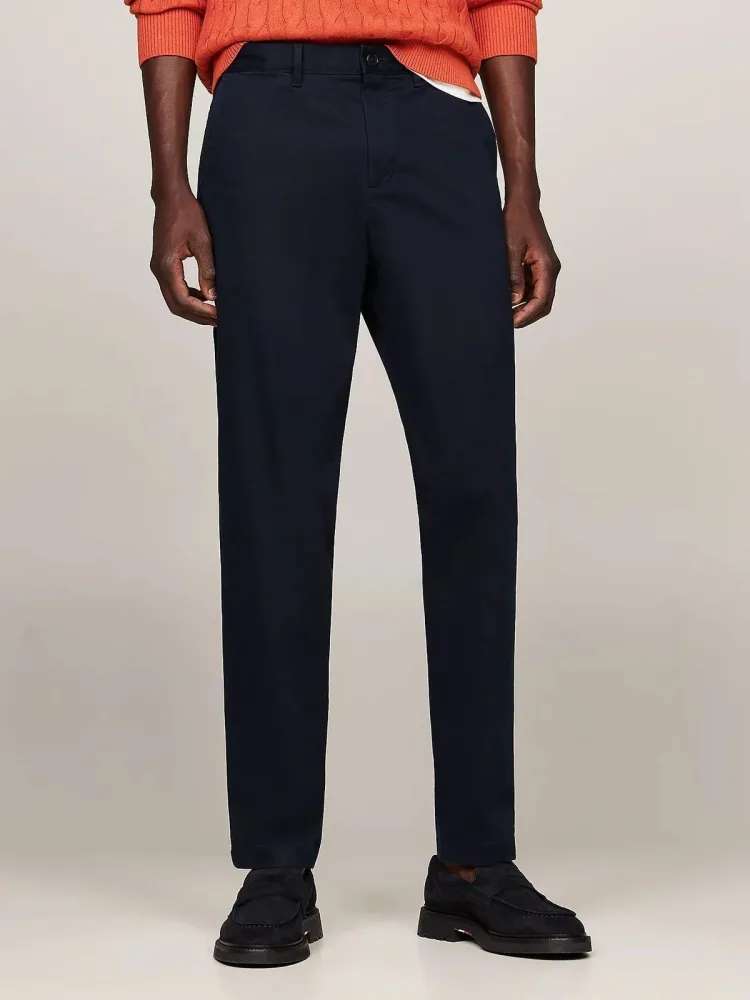 Tommy Hilfiger Pantaloni Uomo Harlem Chino Satin