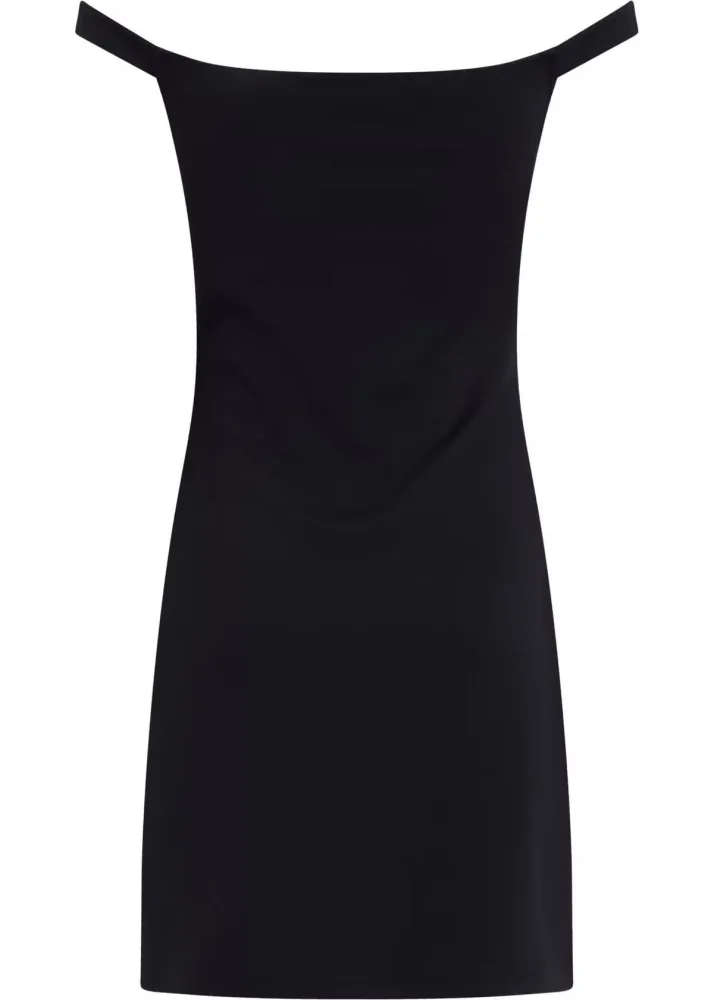Calvin Klein Abito Donna Logo Milano Bardot - immagine 3