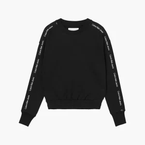 Calvin Klein Felpa Donna Logo Tape Calvin Klein Felpa Donna Logo Tape