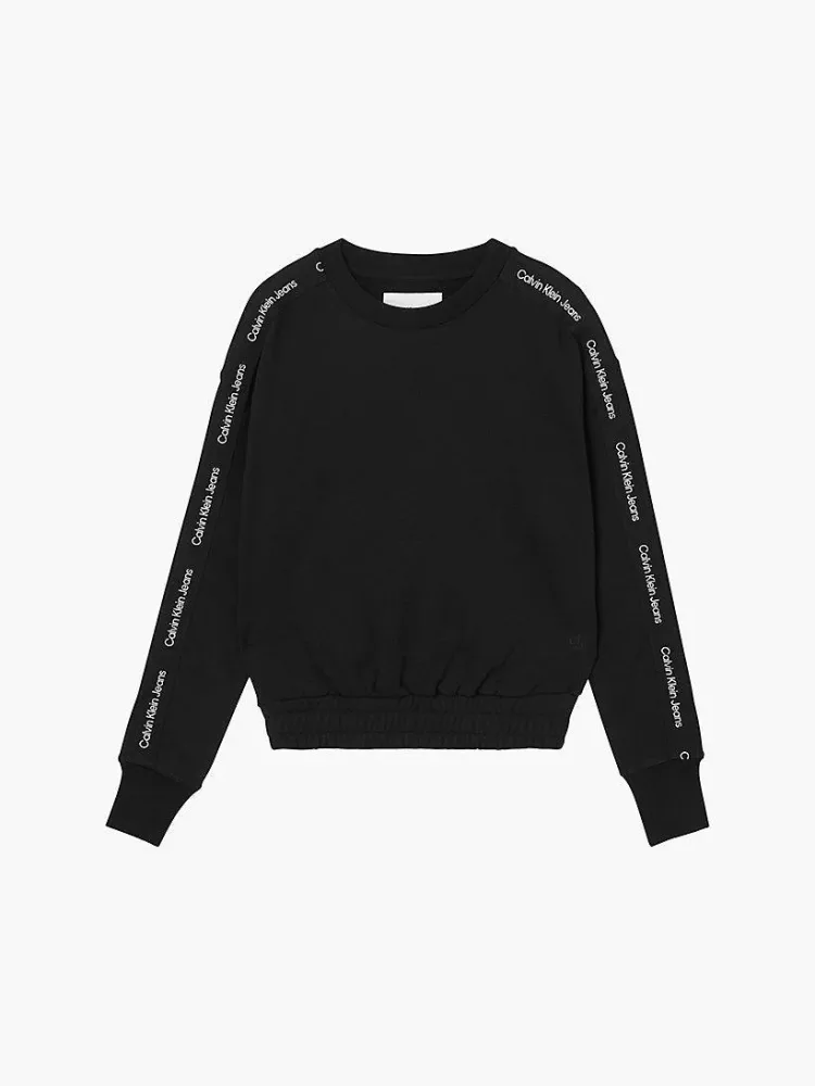 Calvin Klein Felpa Donna Logo Tape