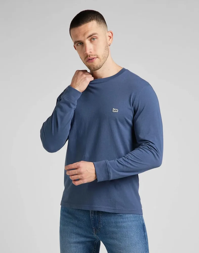 Lee T Shirt Ml Uomo Ls Patch Logo Tee