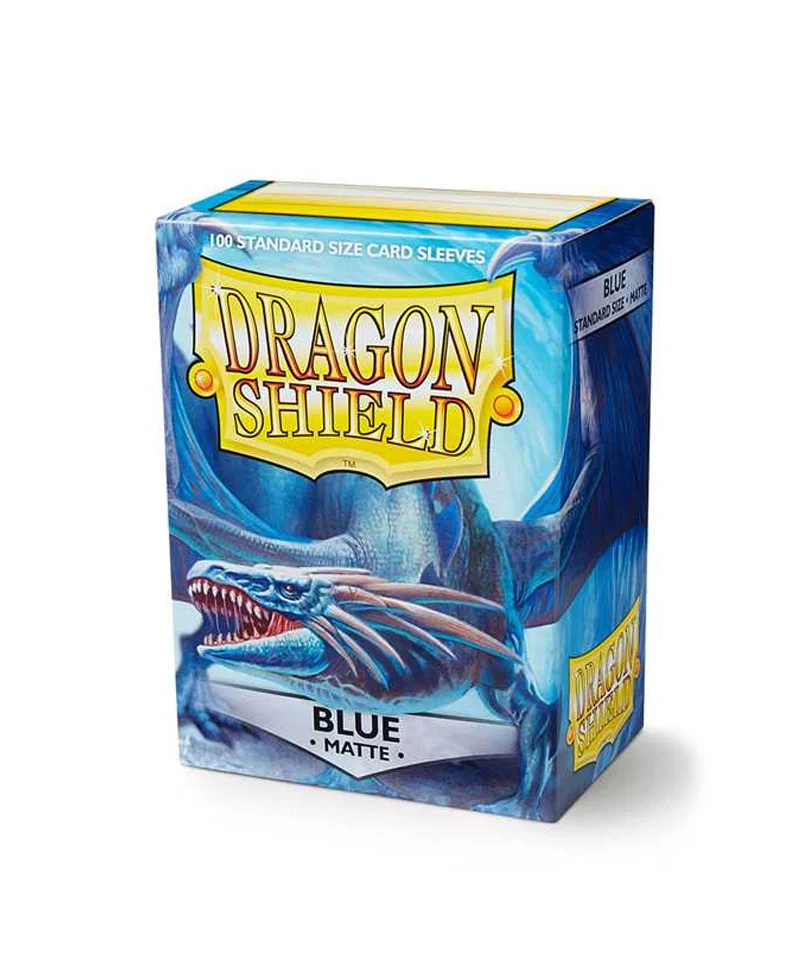Dragon Shield - Standard Sleeves - Matte Blue (100 Sleeves)