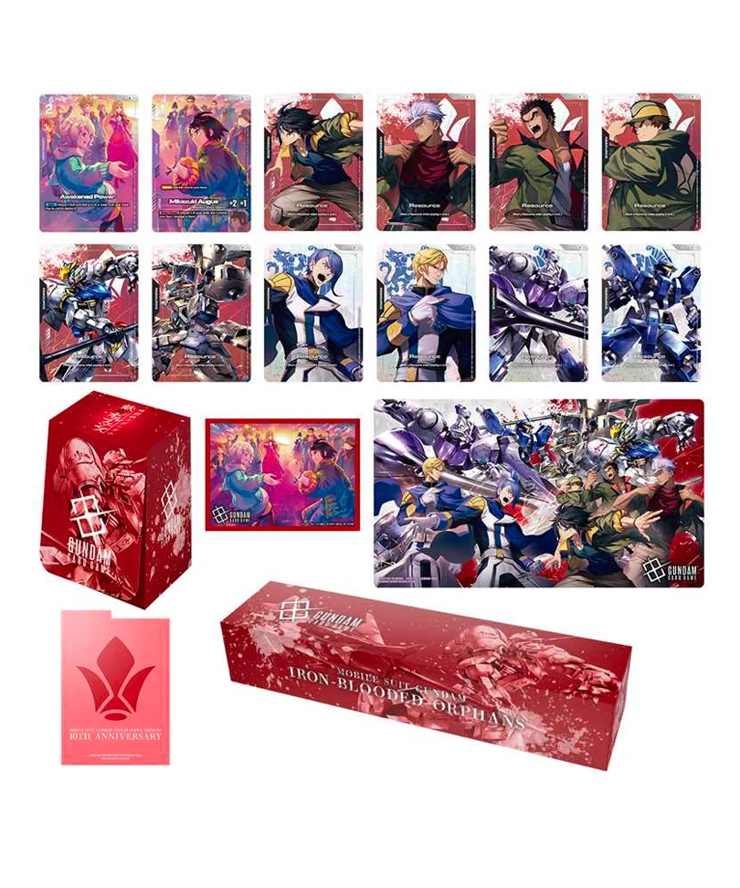Gundam Card Game - Premium Accessory Set Mobile Suit Gundam - Iron Blooded Orphan PB02