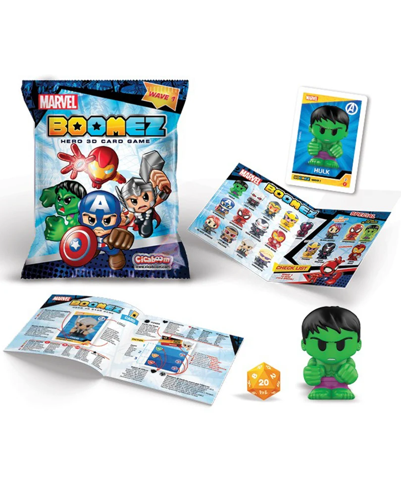 Marvel Boomez Hero 3D Card Game - Wave 1 - immagine 2
