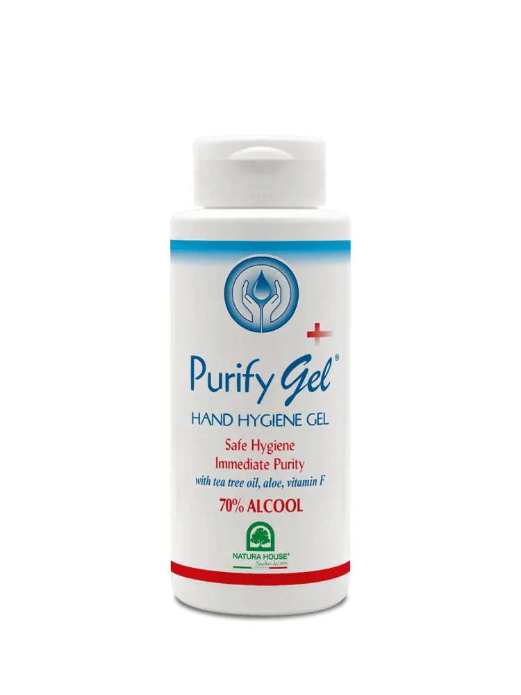 PURIFY GEL - LAVAMANI SENZ’ACQUA - Igienizzante, Antibatterico - Igiene Sicura Alcool al 70% - con Flip Top - immagine 2