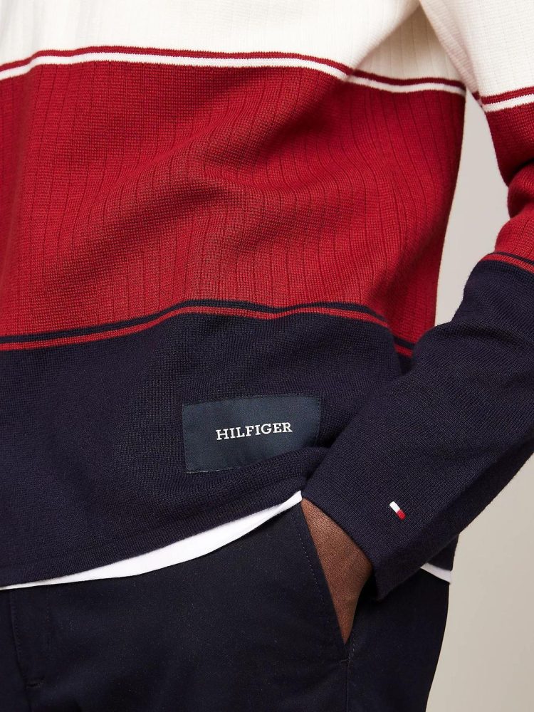 Tommy Hilfiger Maglia Uomo Milano Colourblock - immagine 2
