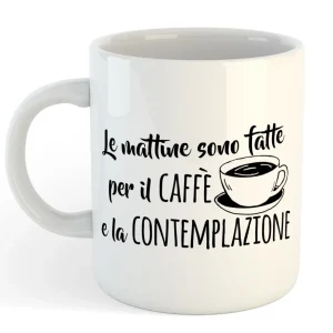 Tazza Mug Divertente – Caffè e Contemplazione Tazza Mug Divertente – Caffè e Contemplazione