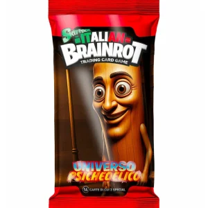 Bustina Skifidol – Italian Brainrot TCG – Universo Psichedelico (14 Carte) Bustina Skifidol – Italian Brainrot TCG – Universo Psichedelico (14 Carte)