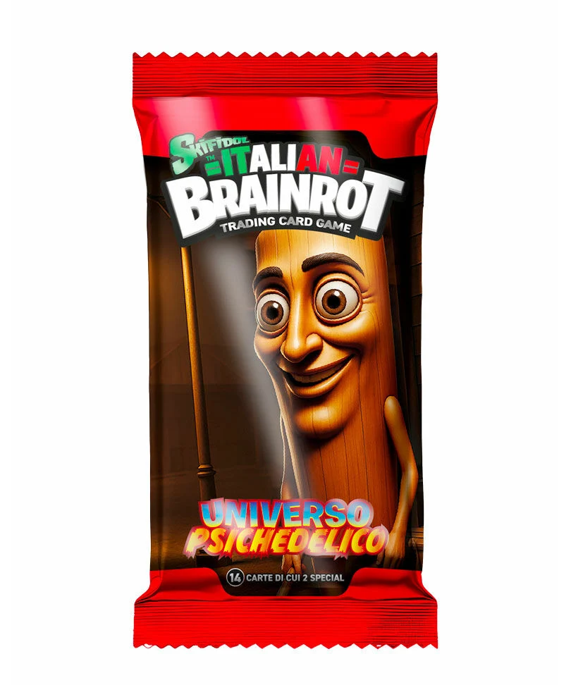 Bustina Skifidol - Italian Brainrot TCG - Universo Psichedelico (14 Carte)
