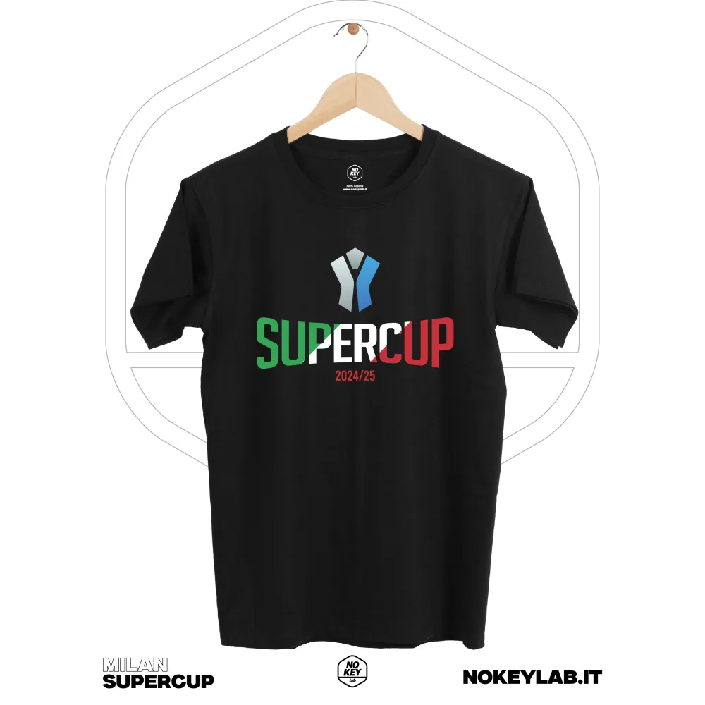 T-Shirt Milan Vittoria Supercoppa Italiana - Trionfo Rossonero - immagine 2