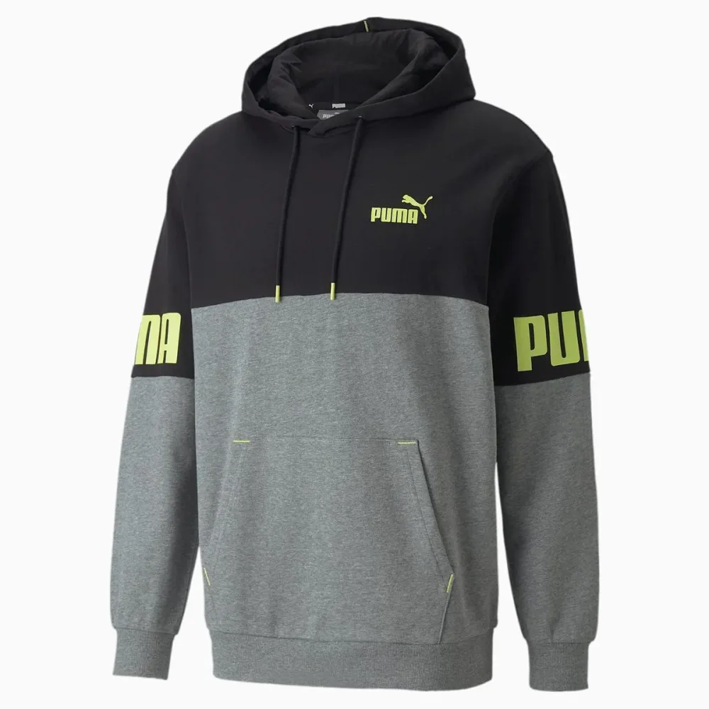 Puma Felpa Uomo Puma Power Colorblock Hoodie