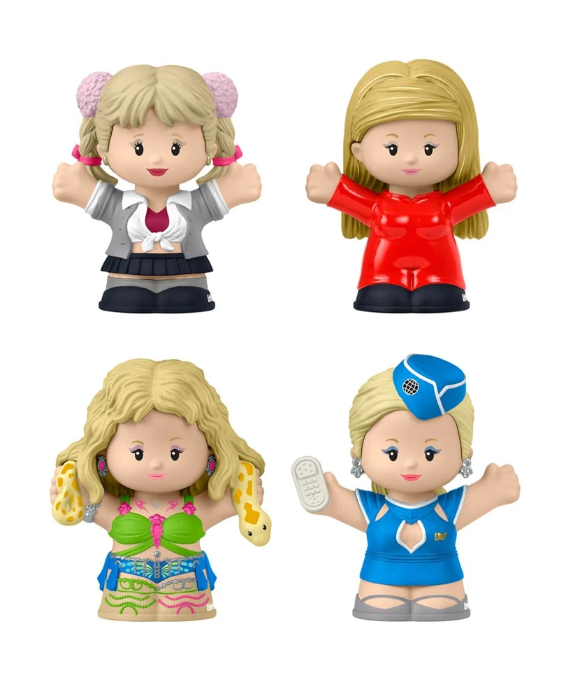 Britney Spears Fisher-Price Little People Collector Mini Figures 4-Pack 7 cm
