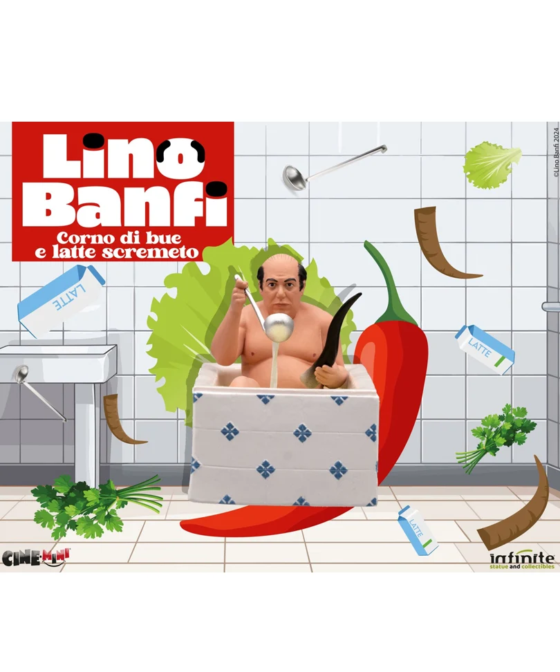Lino Banfi "Corno Di Bue e Latte Scremeto" - Infinite Statue
