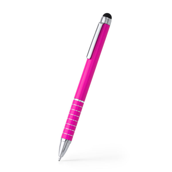 Penna a sfera in alluminio a torsione con pennino touch – stampa digitale a colori - immagine 2