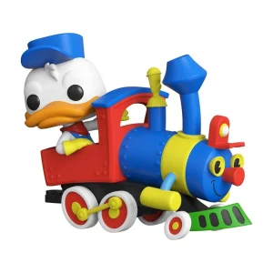 Donald Duck on the Casey Jr. Circus Train Attraction