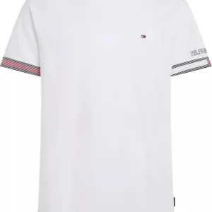 Tommy Hilfiger T Shirt Uomo Flag Cuff Tommy Hilfiger T Shirt Uomo Flag Cuff