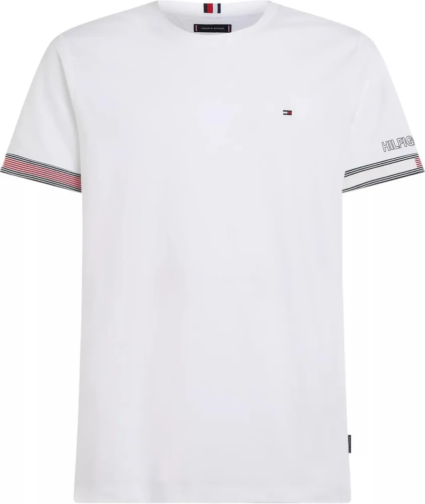 Tommy Hilfiger T Shirt Uomo Flag Cuff