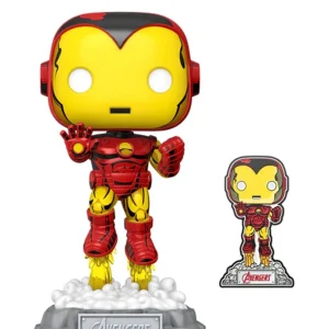 Iron Man Avengers 60th with Pin Iron Man Avengers 60th with Pin